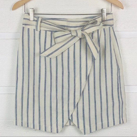 Madewell Dresses & Skirts - MADEWELL Portside Skirt with Blue Ticking Stripe